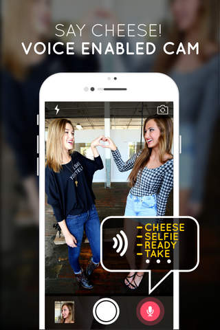 Voice Enabled Camera - Take selfies by voice comma - náhled