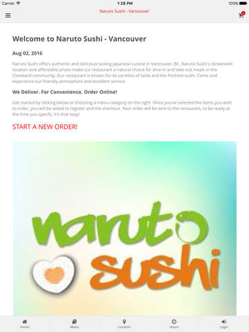 Naruto Sushi - Vancouver Online Ordering - náhled