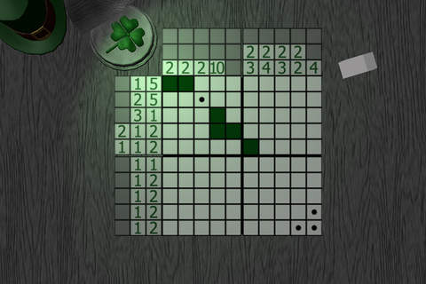 Easy Patrick Crossword - Best Green Nonogram - náhled