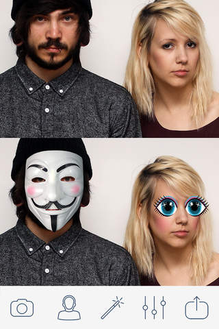 Masquerade Photo Booth - Selfie Camera for MSQRD I - náhled