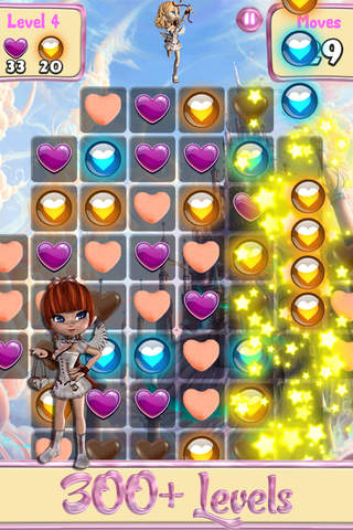 Love Girl Story - Match candy hearts for a splash  - náhled