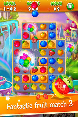 Fruit Heros Mania: Adventure Match3 - náhled