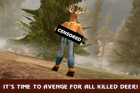Deer Hunting - Angry Deer Attack 3D - náhled