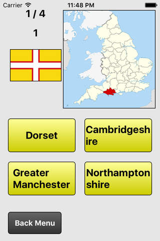 Counties of England - Quiz - náhled