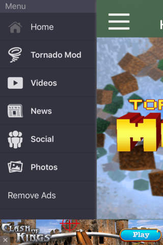TORNADO MOD - Tornado Mod For Minecraft Game PC Po - náhled