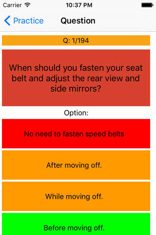 BTT Basic Theory Test for Singapore Driving - Prep - náhled
