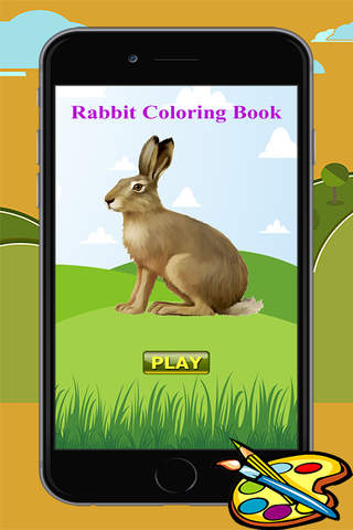 Coloring Book Rabbit free game for kids - náhled