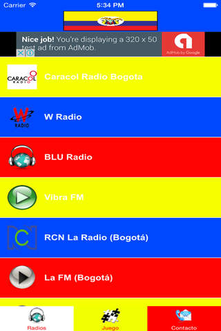 Radios Colombia - Emisoras Colombianas de Radio Fm - náhled