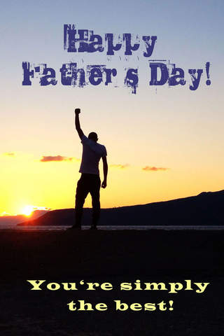 Father's Day Greeting Cards - Picture Quotes & Say - náhled