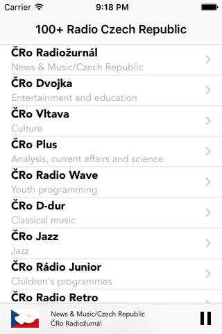 Czech Republic Radio Online - náhled