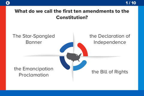 US Immigration Citizenship Test - náhled