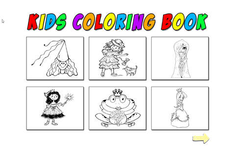 Kids Coloring Princess - náhled