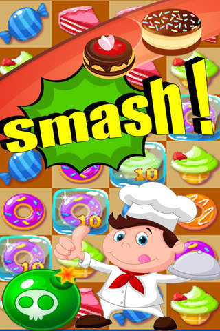 candy sweet link donut cake match crush jelly bean - náhled
