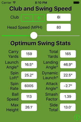 Optimum Golf Swing Statistics (OGSS) - náhled