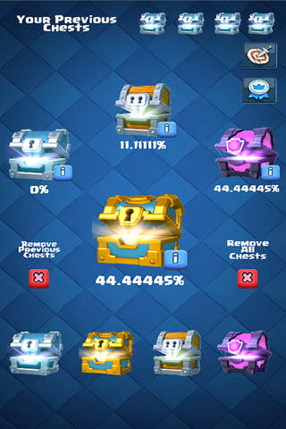 Ultimate Chest Tracker for Clash Royale - náhled