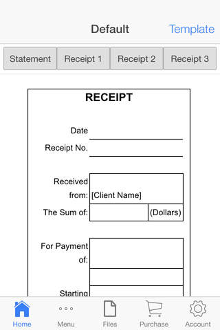 Rent Receipt Pro - náhled