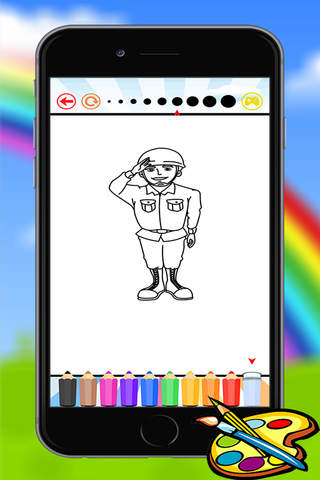 occupations coloring book for kids - náhled