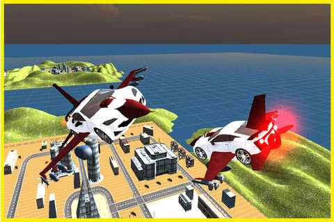 Futuristic F16 Flying Car Free Simulator – Jet fig - náhled