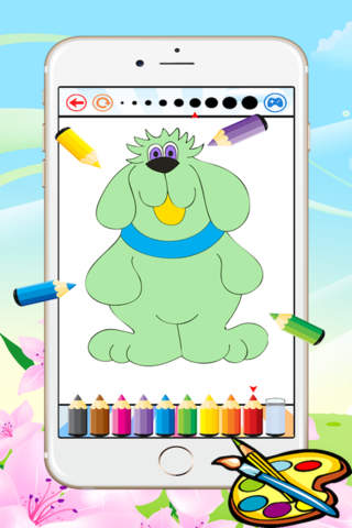 Dog Coloring Book for kid - Animal Paint and Drawi - náhled