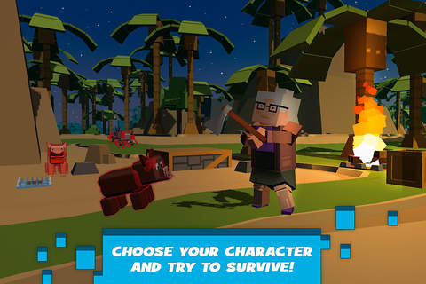 Top Down Island Survival Simulator 3D - náhled