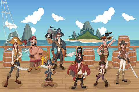 Pirate Jigsaw Puzzle for Kids - náhled