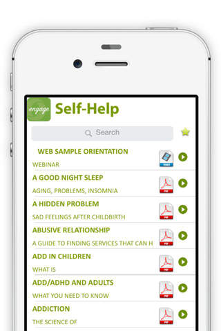 iEngage EAP - náhled