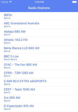 Sports Radio FM - Streaming and listen live to onl - náhled