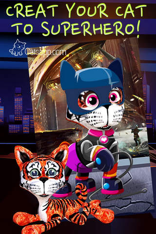 Super Hero Cat Guards Creator - Go Dress Up Superh - náhled