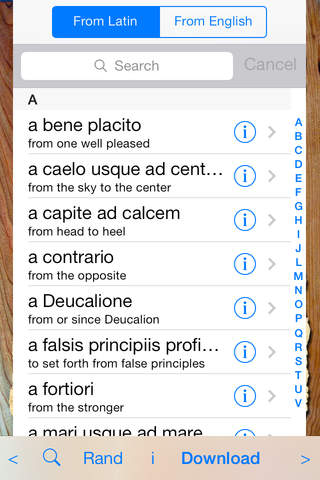 Latin Phrases Pro - náhled