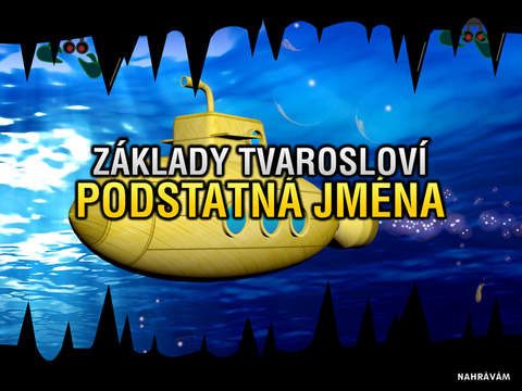 Tvarosloví - Podstatná jména - náhled