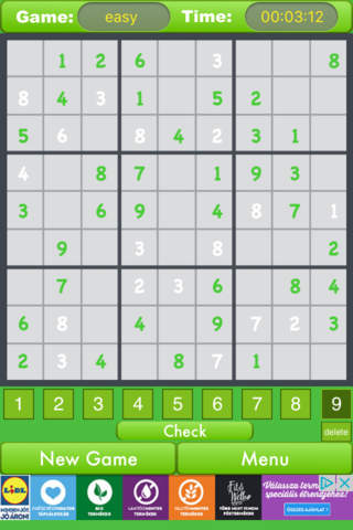 Simple Sudoku Game - náhled
