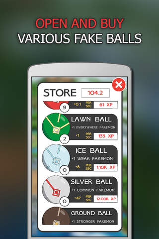 Fakemon Clicker | Fanfic Incremental idle game - náhled