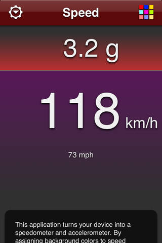Speed App - náhled