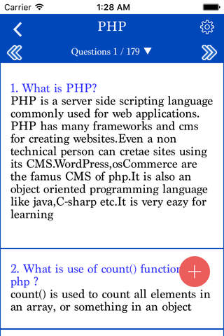 PHP Interview questions with answer - náhled