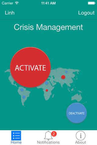 Crisis Management System - náhled