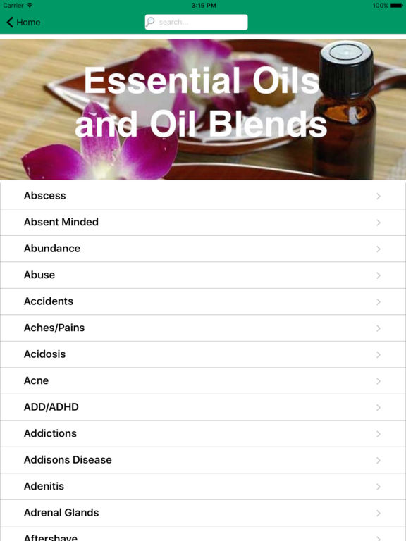Essential Oils Bar - Ref Guide, Single & Blend Oil screenshot 7