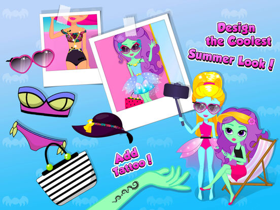 Monster Sisters Summer Party – Holiday Makeover screenshot 7