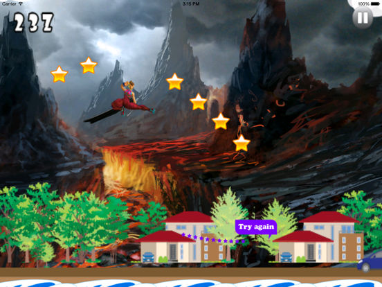 Cool Warrior Big Volcano PRO - Mega Game Jumps screenshot 10