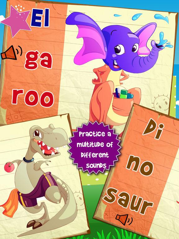 animals flip and mix - abc reading games for preschool and