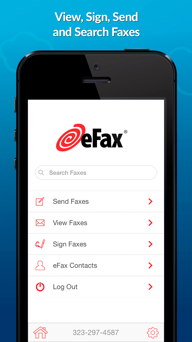 eFax App–Send Fax from iPhone screenshot 1
