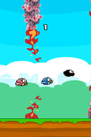 Flappy 3 Players Colorful - náhled