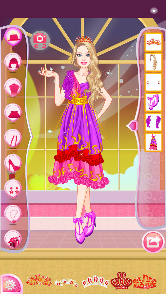 Mafa Fire Princess Dress Up Apps