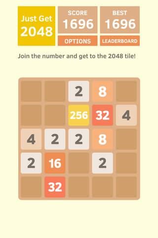 Just Get 2048 - A Simple Puzzle Game ! - náhled