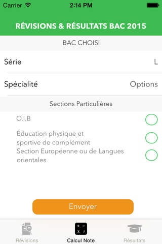 BAC L 2016 : Révisions, Calcul Note, Résultats - náhled