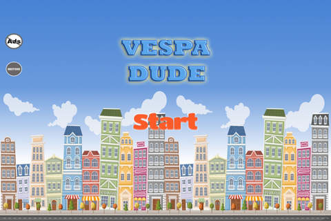 Vespa Dude - Free Bike Race Mill - náhled