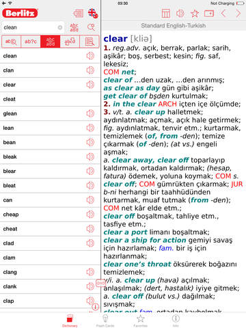 Turkish - English Berlitz Standard Dictionary screenshot 9