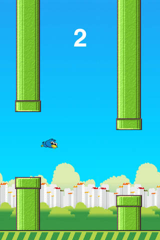 Flap Birdie Free - Blue bird back now - náhled