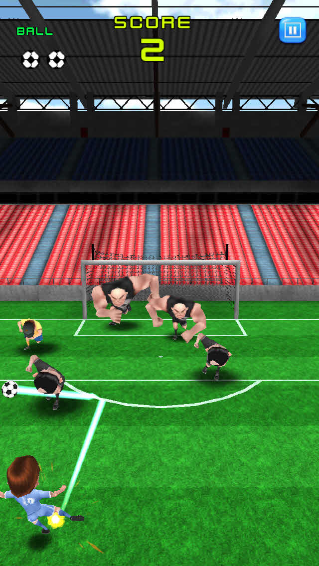 Flick Soccer - Cartoon screenshot 3