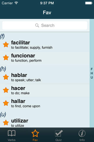 Spanish Verbs + - náhled