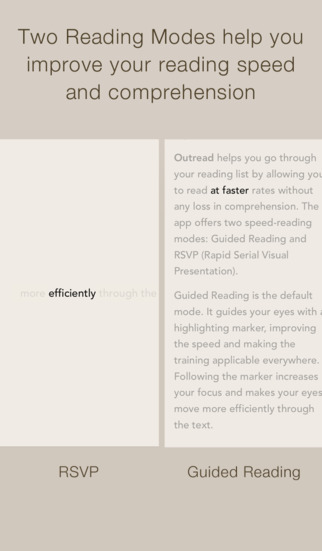 Outread: Speed Reading Trainer screenshot 2
